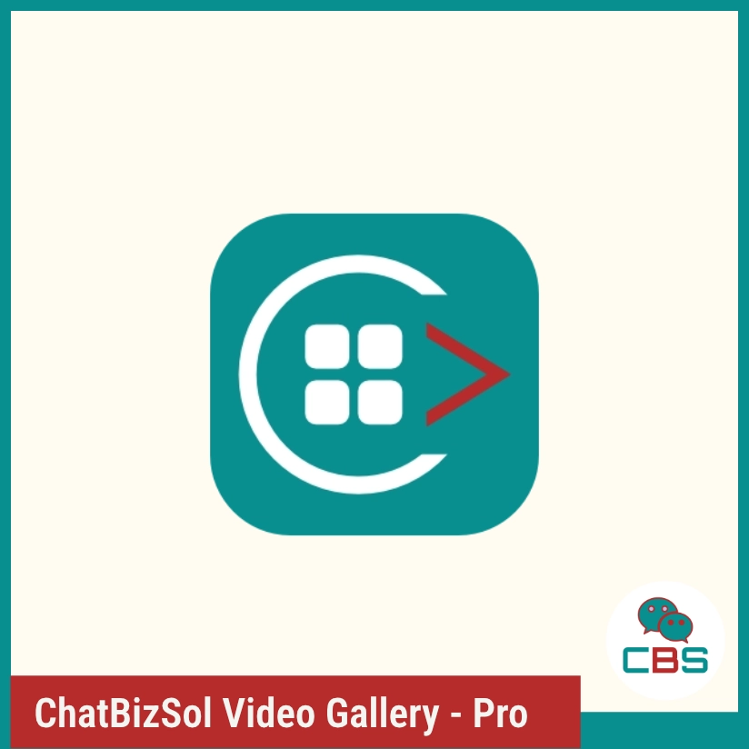 ChatBizSol Video Gallery Pro app logo