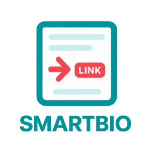 SmartBio link icon with arrow and document